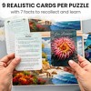 QUOKKA 60 Pieces Dementia Puzzles for Elderly - 3SET Large Piece Puzzles for Seniors - 9 Memory Flashcards with Facts - 3 of 4