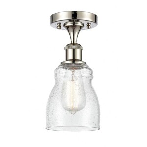 Ellery - 1 Light Semi-Flush Mount In Nautiical Style-13 Inches Tall and 4.5 Inches Wide - 1 of 1