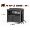 Gulches Furniture-Style Pet Crate with Lockable Gate Multi-Functional Side Table, Optimal Viewing/Airflow, Effortless Setup - 4 of 4