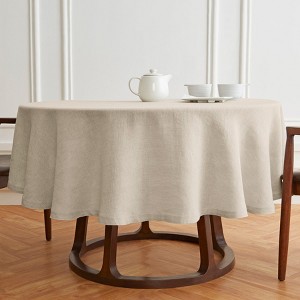 Solino Home Linen Round Tablecloth | Sonoma - 1 of 4
