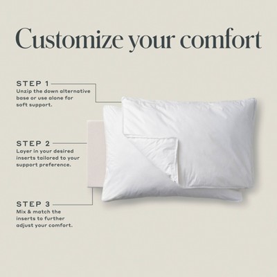 Customizable Bed Pillow (Buildable Outer Comfort Cover and Supportive Inserts Sold Separately) – Casaluna™