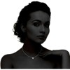 Clotth Triangular Opal Stainless Steel Pendant Necklace - Minimalist Adjustable Silver-Tone Chain for Women, Daily Office and Travel Wear - 2 of 4
