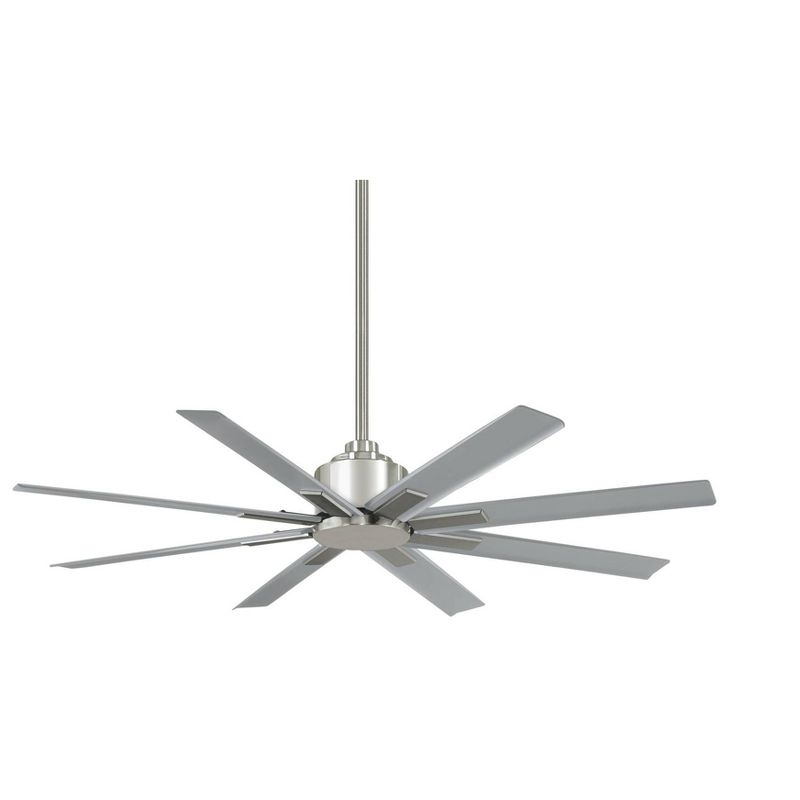 52" Minka Aire Xtreme H2O Brushed Nickel Wet Ceiling Fan with Remote, 1 of 7