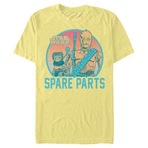 Men's Star Wars: The Rise of Skywalker Babu Frik C-3PO Spare Parts T-Shirt - 1 of 3