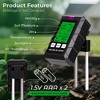 Walensee 6-in-1 Soil Tester for Moisture, pH, Fertility, Temperature, Light & Humidity, for Indoor/Outdoor Plants, Garden, Lawn (Black, 8.7 Inch) - 3 of 4