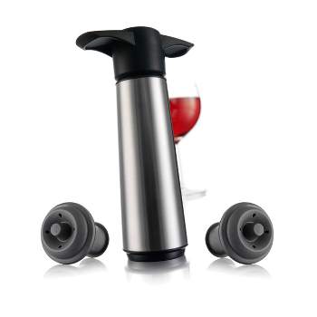 Vacu Vin Wine Saver With Stopper Stainless Steel : Target