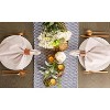 Design Imports  Woven Jacquard Fringe Table Runner, French Blue, 15X72" - 4 of 4