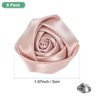 Unique Bargains Handmade Men Suits Formal Boutonnieres Wedding Corsage Lapel Pin Flower Brooch Butterfly Buckle 8 Pcs - 3 of 4