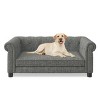 LAOTIES Elevated Dog Sofa Bed for Small and Medium Dogs,Modern Linen Pet Couch with Soft Cushion And Sturdy Frame - 4 of 4