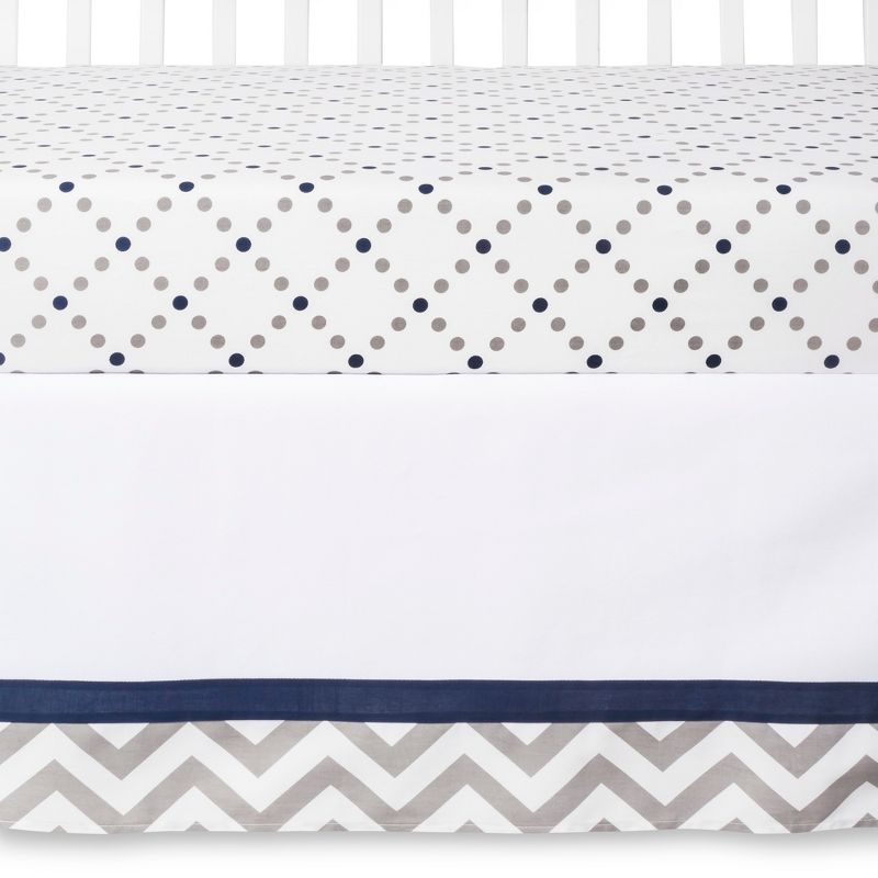 My Baby Sam Out of the Blue 3-Piece Crib Bedding Set, 2 of 4