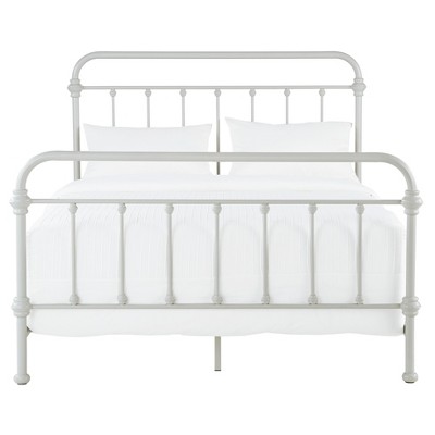 King Tilden Ii Vintage Metal Bed Silver Putty - Inspire Q : Target