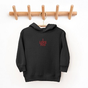 The Juniper Shop Embroidered I Love You Words Toddler Graphic Hoodie - 1 of 3