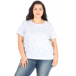 RAE DUNN - Women's Plus Size Short Sleeve Icon T-Shirt - 1 of 2