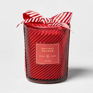 Swirled Glass Jar Candle - Threshold™ - 1 of 4