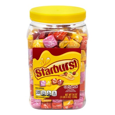 Starburst Original Fruit Chews Tub - 54oz : Target