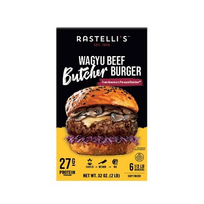 Rastelli's Wagyu Beef Butcher Burger - 2lbs/6ct