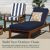 Honeycomb Outdoor Chaise Lounge Cushion - 3 of 4