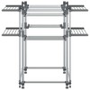 vidaXL Laundry Drying Rack 42.1"x42.1"x47.2" Aluminum - 4 of 4