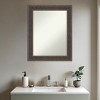 Amanti Art Attic Aged Non-Beveled Wood Framed Bathroom Vanity Wall Mirror - 4 of 4
