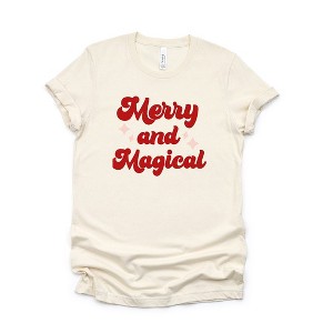 Simply Sage Market Women's Merry and Magical Short Sleeve Graphic Tee - 1 of 3