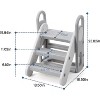 COZONY Toddler 3-Step Stool with Safety Handles, Non-Slip Kids Standing Tower for Bathroom Sink, Kitchen, Bed & Toilet Potty Training - 2 of 4