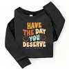 The Juniper Shop SmileyWorld Have The Day You Deserve Groovy Youth Long Sleeve Tee - 2 of 4