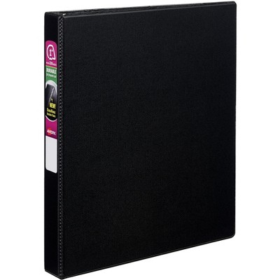 Avery Durable Binder with Slant Ring, 1 Inch, Black
