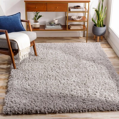Hauteloom Siari Solid Medium Gray Shag Rug