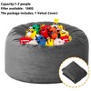 Bean Bag Chair Cover Only, Corduroy Bean Bag Cover No Filler for Adults Kids, Giant Adult Beanbag Chair Cover with Washable Cover - 3 of 4