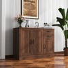 Bella Depot Entryway Serving Storage Cabinet with Doors and Drawers - 3 of 4