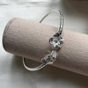 Better Jewelry, Flower Hibiscus .925 Sterling Silver West Indian Bangles, 1 piece - 2 of 4