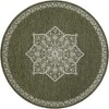 Unique Loom Outdoor Traditional Antique Medallion Woven Area Rug - 2 of 4