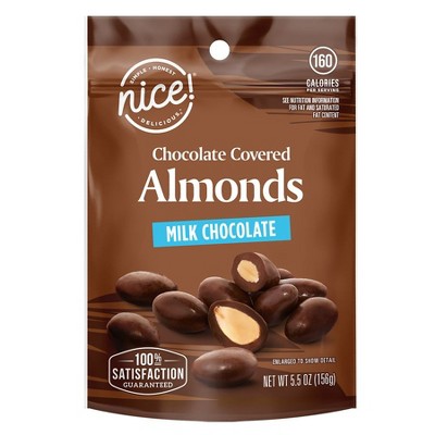 Nice! Chocolate Covered Almonds Milk Chocolate 5.5 oz