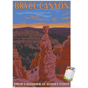 Trends International Lantern Press - Bryce Canyon National Park Unframed Wall Poster Prints - 1 of 4