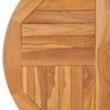 vidaXL Table Top Solid Teak Wood Round 1" 31.5" - 4 of 4