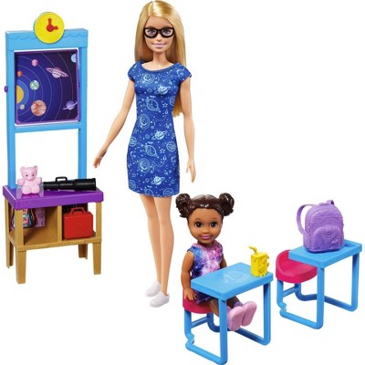 Photo 1 of *NEW* ?Barbie Careers Space Discovery Dolls  Science Classroom Playset