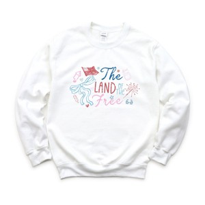 Simply Sage Market The Land Of The Free Coquette Sweatshirt - 1 of 4