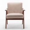 NicBex Accent Chair,Mid Century Arm Chair with Wood Frame for Bedroom,Reading Room - 3 of 4