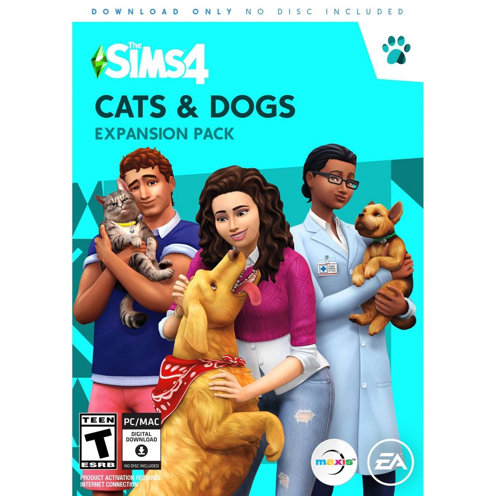 The Sims 4 Cats and Dogs Expansion Pack - PC Game was $33.99 now $19.99 (41.0% off)