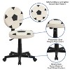 Emma and Oliver Soccer Swivel Task Office Chair - 3 of 4