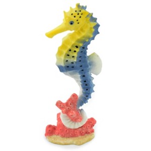Seahorse, Sea-Horse, Sea Horse, Rubber Fish, Realistic Toy Figure, Model, Replica, Kids, Hand Painted, Educational, Gift,   5 Inches   CH447 BB114 - 1 of 4
