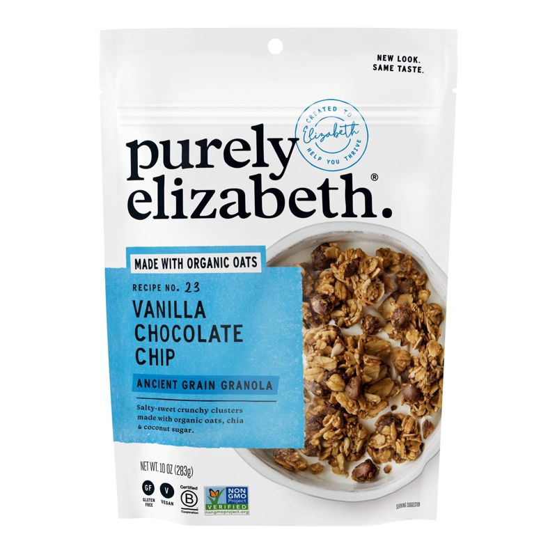Purely Elizabeth Vanilla Choc Chip Ancient Grain Granola - 10oz, 1 of 6