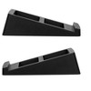 Monoprice Tilted Wedge Desktop Speaker Stands (Pair) for Medium Speakers Anti-Vibration 15 Degrees of Tilt For Bookshelf Speakers and Studio Monitors - 4 of 4