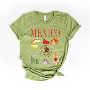 Simply Sage Market Women's Mexico Travel Collage Short Sleeve Graphic Tee - 1 of 4