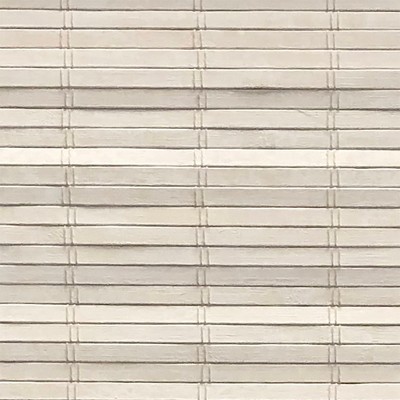 Distressed White Cordless Bamboo Roman Shade 23" x 64"