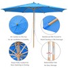 Yescom 13FT Large Outdoor Patio Umbrella UV30+ Wood 8 Rib Pole for Table Beach Yard Garden Wedding Deck Cafe Pool yellow - 4 of 4