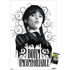 Trends International Wednesday: Season 2 (2025) - Wednesday Born Uncomfortable Unframed Wall Poster Prints - 1 of 4