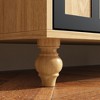 Famapy Arches Pattern Decorative Dresser Living Room Storage Cabinet Solid Wood Legs Original Wood Color - 4 of 4