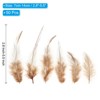 Unique Bargains DIY Dream Catcher Earrings Saddle Hackle Rooster Feathers 50 Pcs - 2 of 4