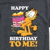 Men's - Garfield - Happy Birthday To Me Short Sleeve Graphic T-Shirt - 2 of 4